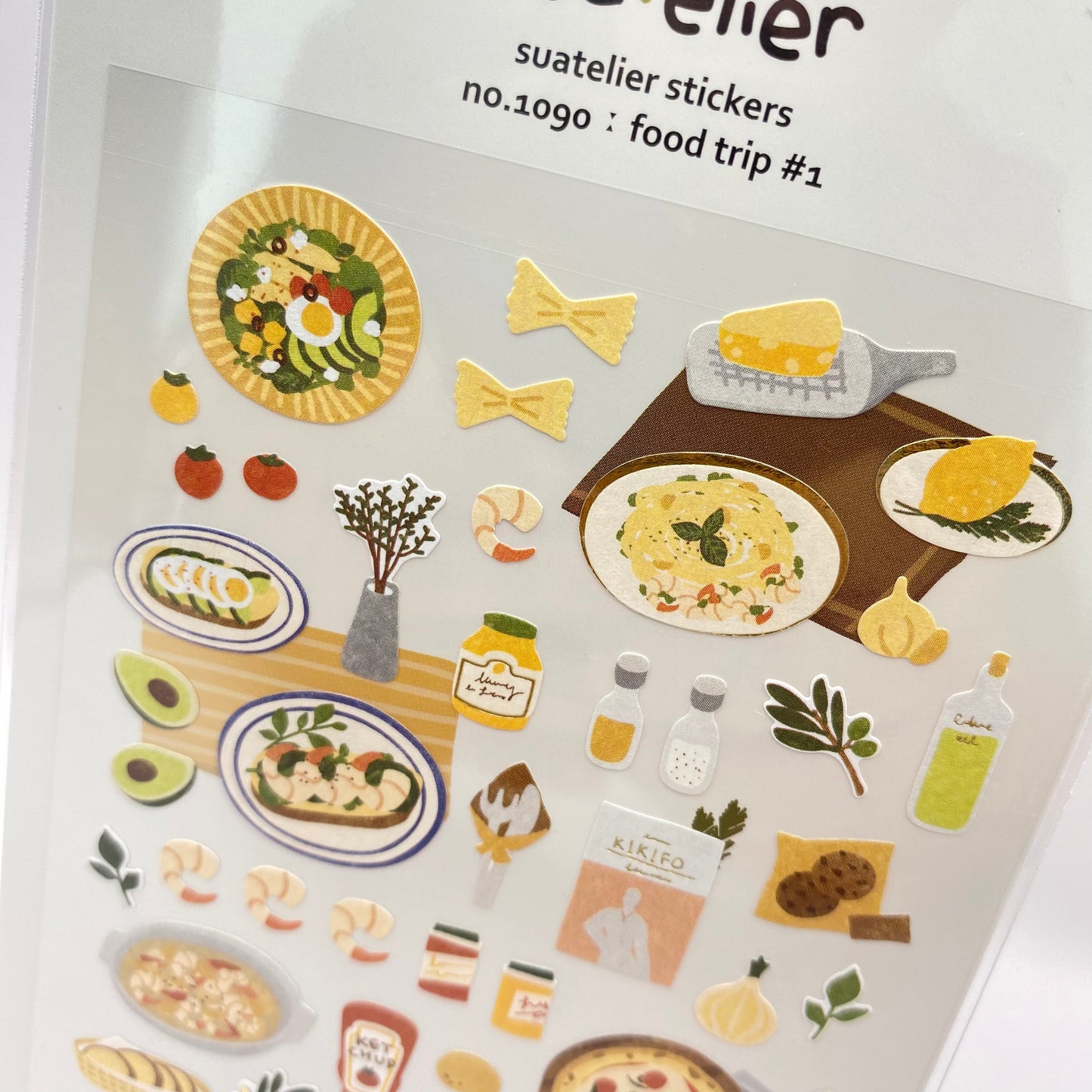 STICKERS DE JOURNALING Y DECORACIÓN SUATELIER FOOD TRIP 1 🍕